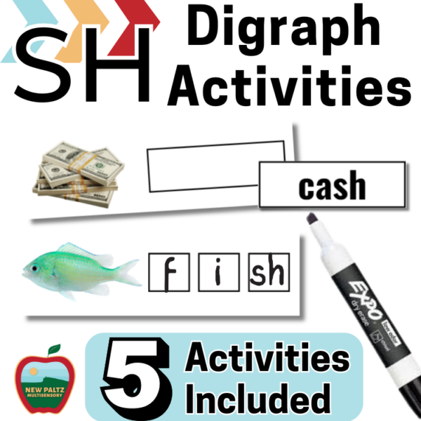SH Digraph Center Activities for Reading and Spelling