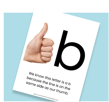 b and d